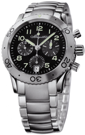 Breguet Type XX Transatlantique - Steel watch REF: 3820st/h2/sw9